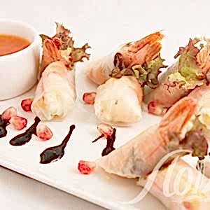 Вьетнамские роллы с креветкой