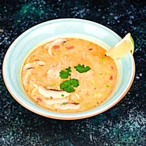 Том ям на кокосовом молоке с креветками